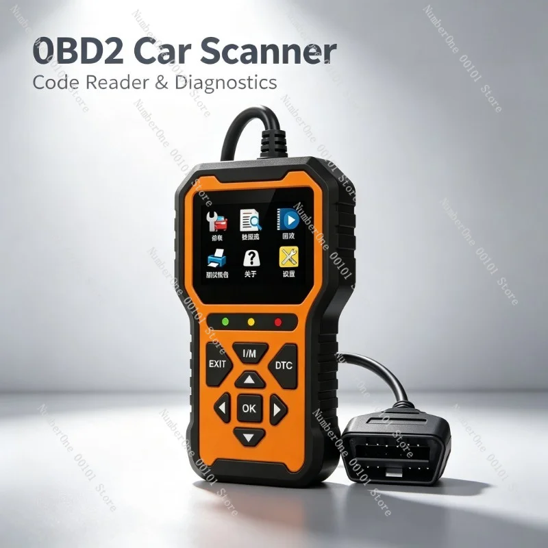 Automotive Fault Code Detector,Car Diagnostic Scanner,Voltage Testing Instrument for Vehicle Systems,Error Code Reader