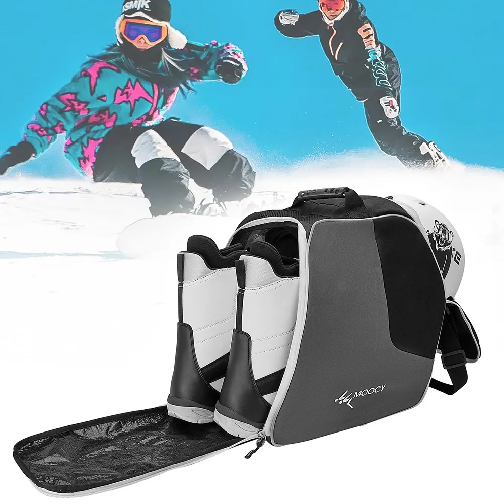 Winter Snow Ski Boot Bag Lightweight Skiing Snowboarding Storage Bag Waterproof Ski Helmets Gloves Bag Outdoor Sports Supplies