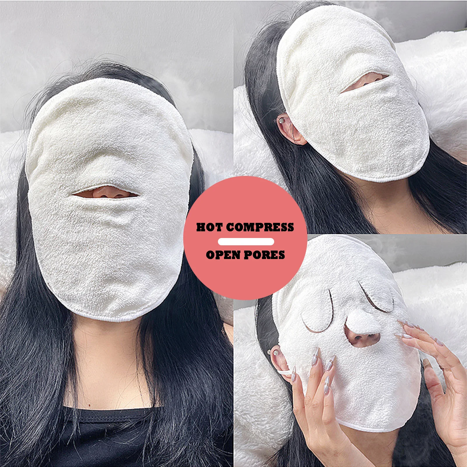 Soft Skin-Friendly Steaming Face Towel Moisturizing Beauty Skin Care Mask Skin Care Products