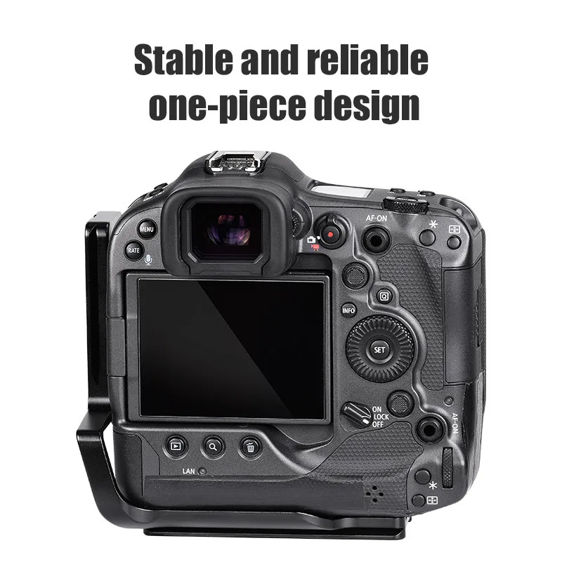 SUNWAYFOTO Dedicated L-bracket for Canon EOS R3Tripod Head Specific Aluminum Quick Release Plate for Canon EOS R3