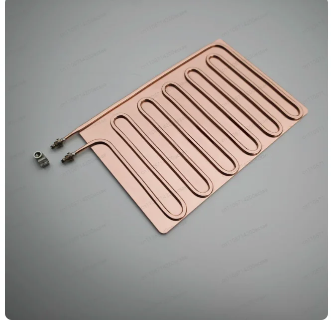 150x220mm Copper Liquid Cooling Plate | 1.5mm Thick DIY Water Cooling Film for Tablet & Phone Semiconductor Cooling