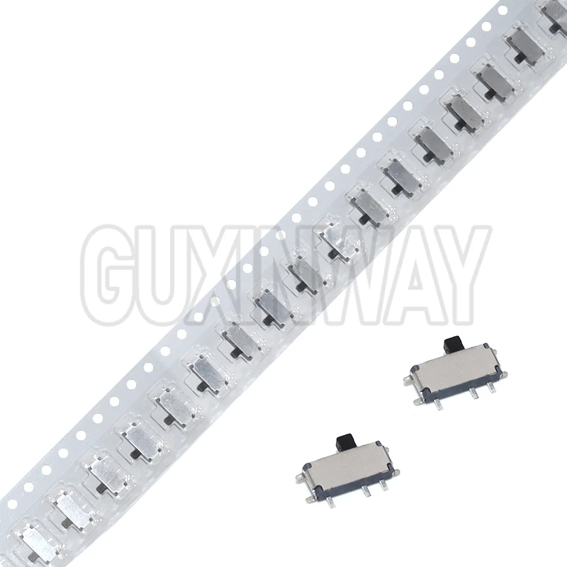 50PCS MSK-12C02 SMD Toggle Slide Switch For MP3 MP4 Mini 7-Pin ON-OFF 1P2T SPDT