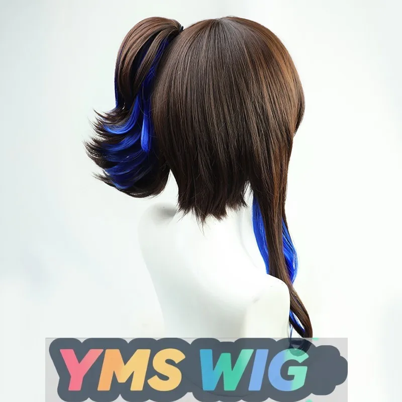 【YMS WIG】Jockey Girl Pretty Derby Da Tuo Sun God Cosplay Wig With Layered Tiger Mouth Clip
