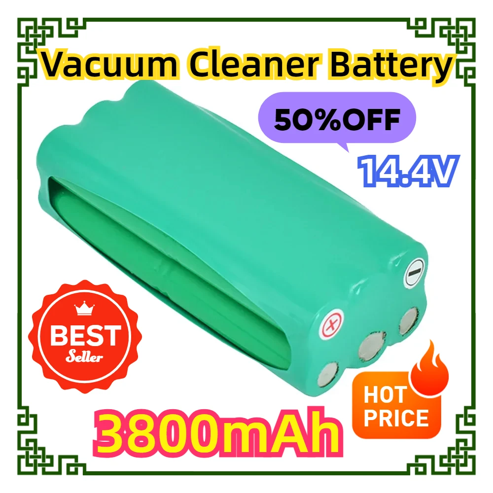 Intelligent Aspirant Robot VONE T285D 14.4V 3800mAh NI-MH Vacuum Cleaner Battery for Papago S30C