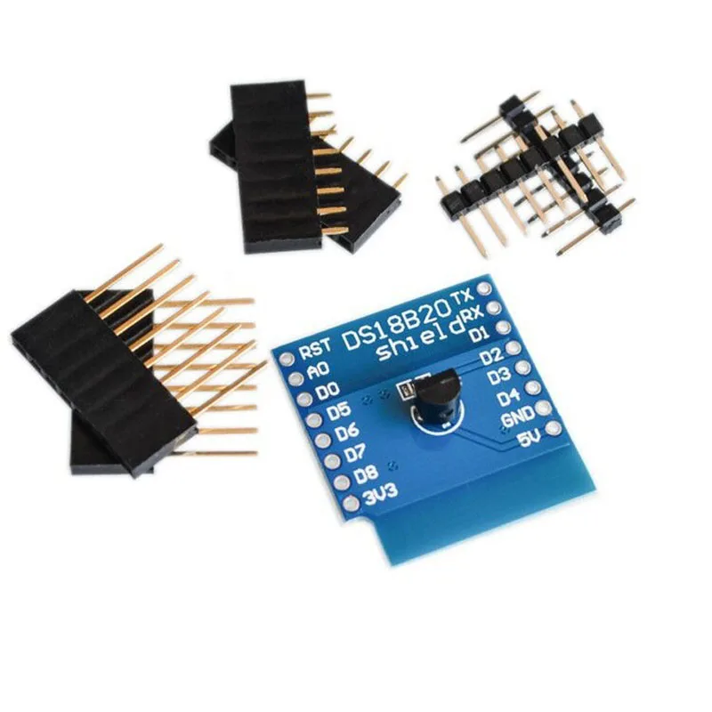 1/2~50/100Pcs DS18B20 Temperature Sensor Module Temperature Measurement Module FOR D1 mini WIFI Expansion Learning Board
