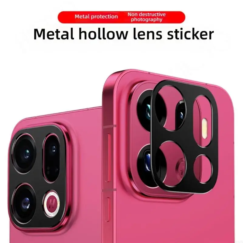 

Прочная матовая крышка камеры с металлическим рисунком полостей без отпечатков пальцев для телефона FindX9