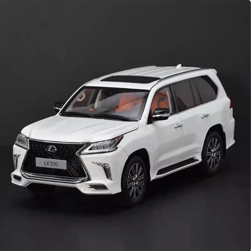 

LCD 1:18 Scale LX570 Off-road SUV Simulation Alloy Car Model Static Display Collectible Toy Gift Souvenir Decoration
