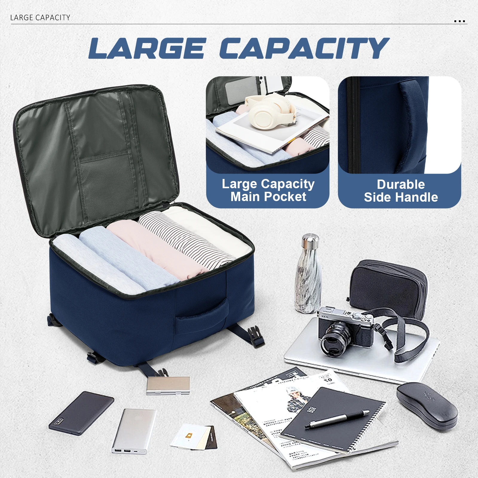 라이언에어 40x30x20 여행용 백팩 기내용 플라이 백 인케이스 백팩, 휴대 가능한 백팩, 남성 비즈니스 백팩 노트북 가방 좌석 아래 수납 가능