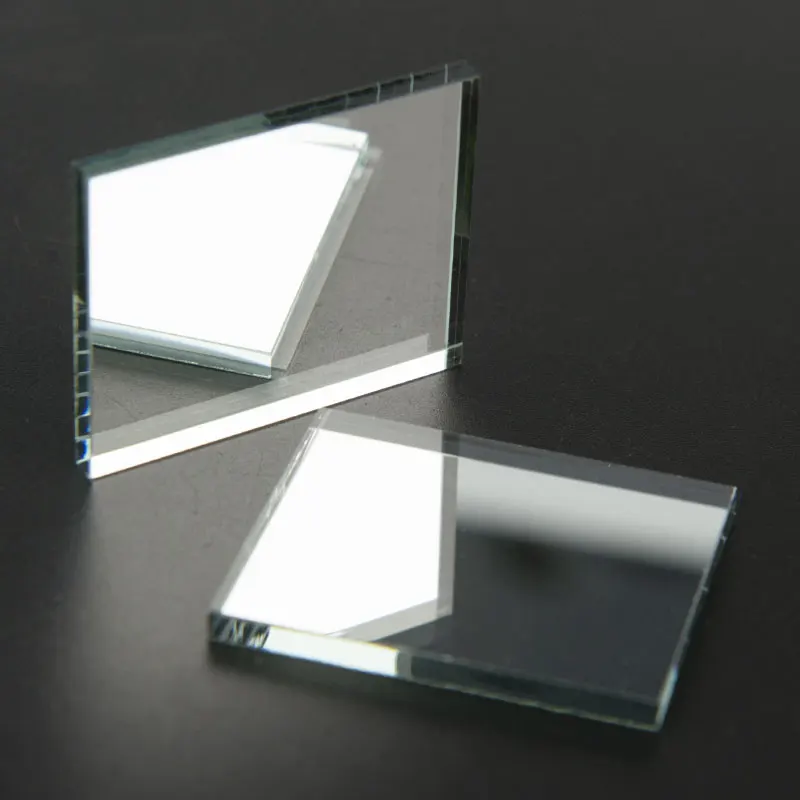 2pcs First Reflecting Surface Reflector Square Optical Front Surface Mirror DIY Scanner Projector Mirror Accessories 38.5x34mm