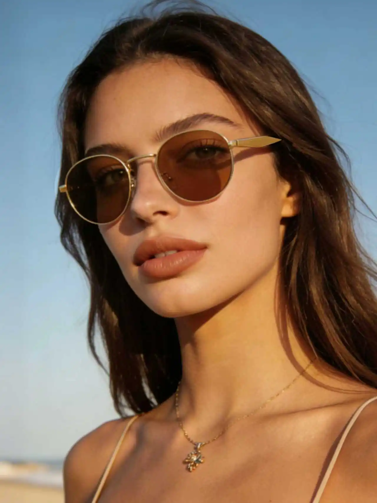 Trendy round Frame Sunglasses Suitable for Daily Commuting to And from Work Fashionable Eyewear for Everyday Use