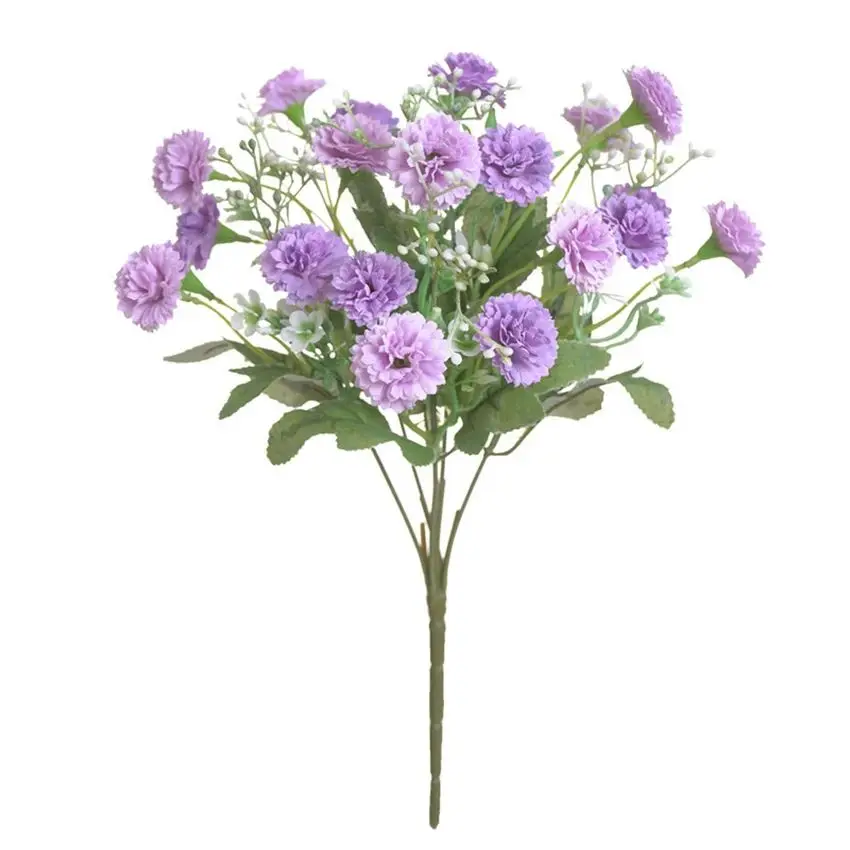 Künstliche Blumen Günstige Hochzeitsstrauß Weihnachtsdekoration Vase für Zuhause Zimmer Scrapbooking Diy Party Pralinenschachtel Seide Hortensie