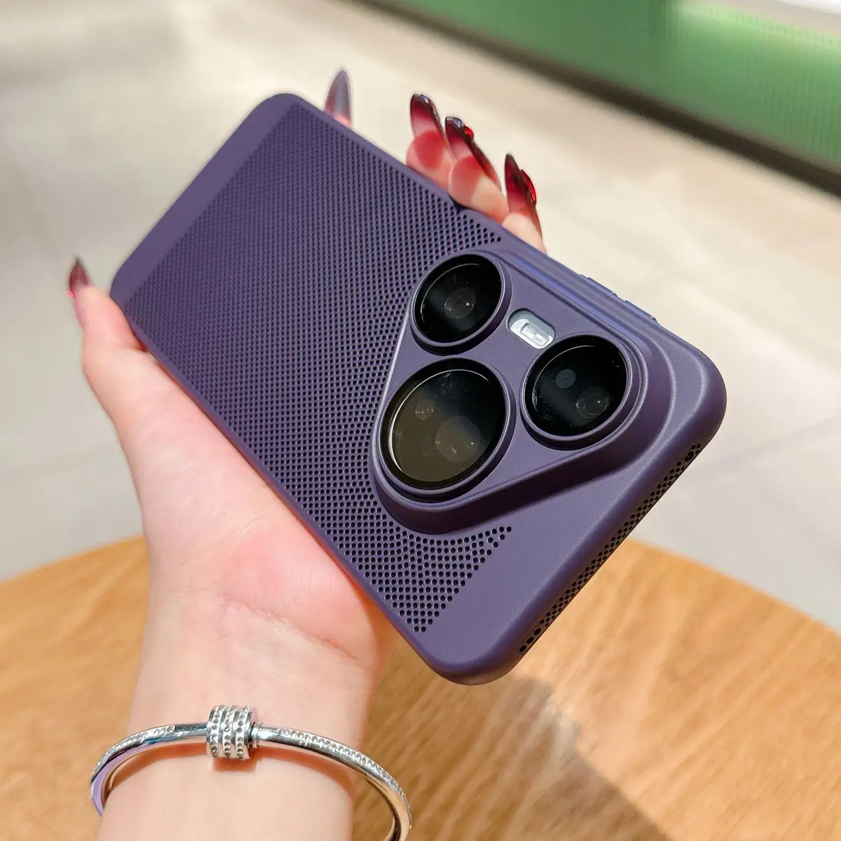 

For Huawei Pura 80/70 Ultra Case Luxury Honeycomb Breathable Heat Dissipation Ultra-Broad Cover For Huawei Pura80 Pro Plus Fudna