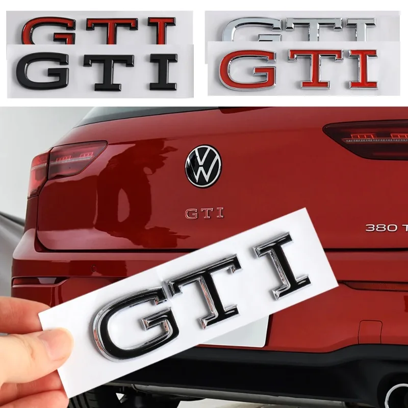 3D Car Emblem Rear Trunk Body Badge Sticker Accessories For Volkswagen GTI Golf Polo Passat Mk6 MK7 RLine Magotan Tiguan J - view 2