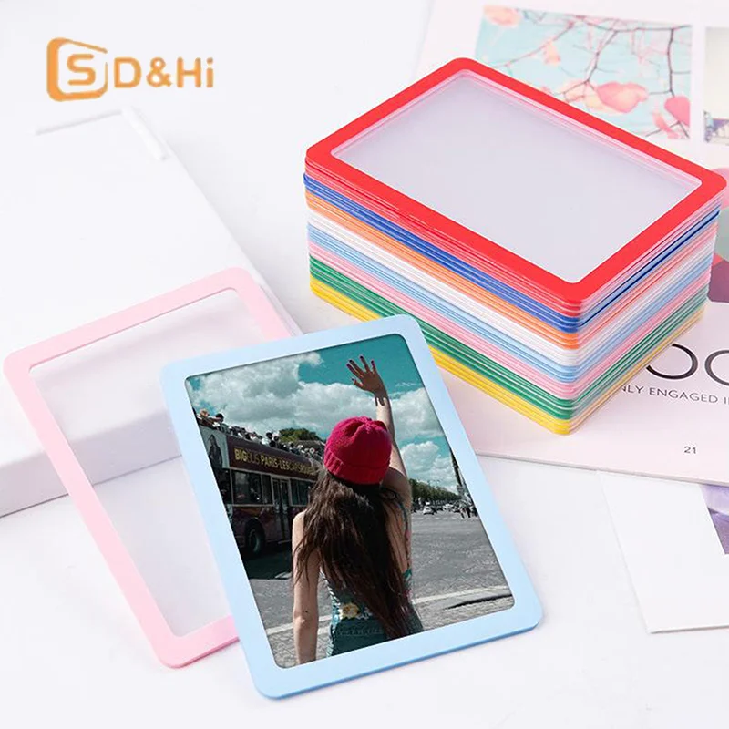 5 unids/lote funda protectora para tarjetas con borde duro funda protectora de Material plástico funda para tarjetas carcasa protectora anticaída que proporciona protección