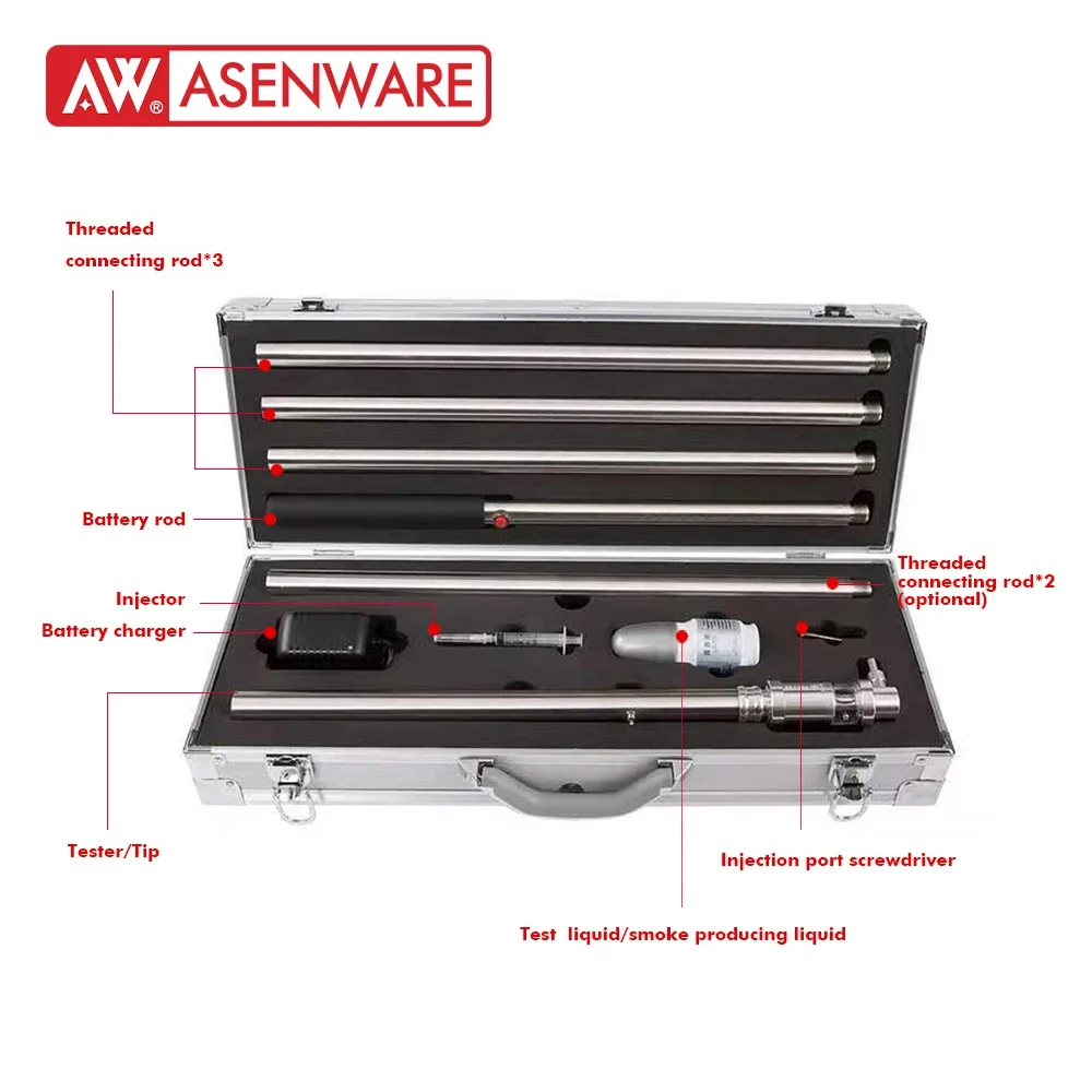 جهاز اختبار كشف الحرارة للكشف عن الدخان اثنين في واحد من ASENWARE