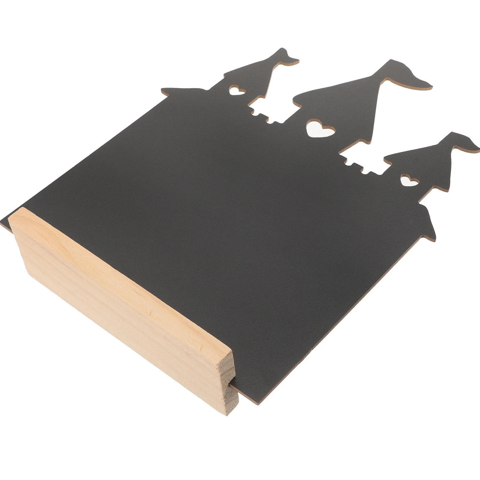 

1pcs Wooden Chalkboard Sign Tabletop Mini Blackboard Smooth Edge For Wedding Party Office Dessert Table Food