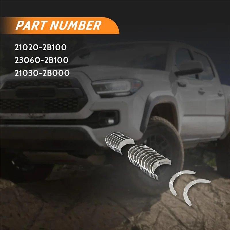 

AU04 -Main & Rod Bearings Set For Kia Optima Sorento Sportage Hyundai Sonata Tucson Santa Fe Car Accessories