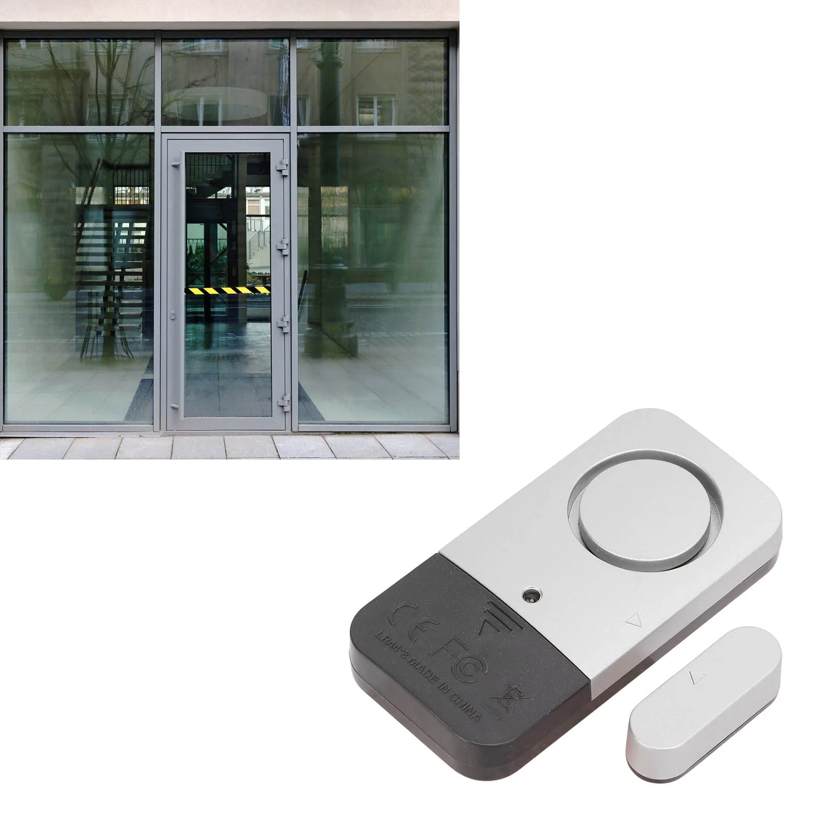 4 Set Door Window Alarm 120DB High Accuracy Safety Door Window Detector for Home Hotel Security Window Door Alarm