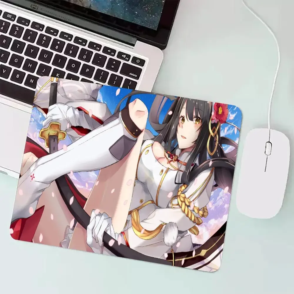 

Small Gamer Keyboard Desk Mat Anime Girl Samurai Mask Small Mouse Pad Office Accessories Games Computer Gaming Small mouse pad