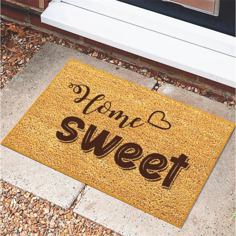 

Small Fresh Carpet For Household Entrance Crystal Velvet Door Mat Living Room Bathroom Quick Drying Absorbent And Anti Slip Pad