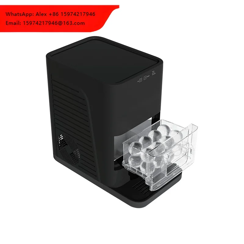 

Crystal Clear Ice Balls Machine 50mm Sphere Ice Maker 8-10 Ice Balls Storage Capacity