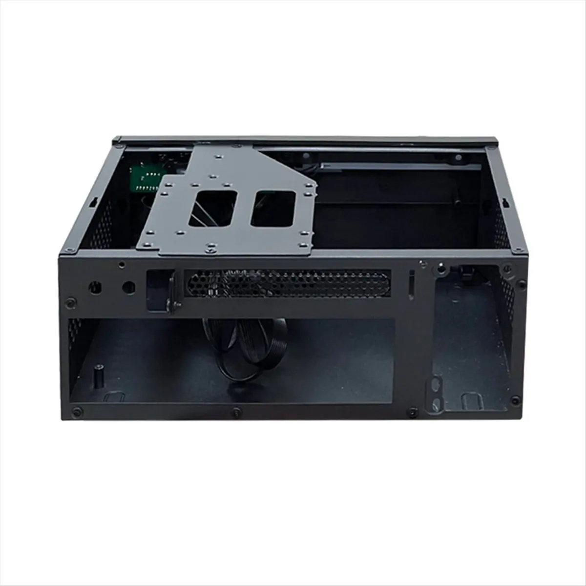 A40I Mini ITX Computer Case HTPC Chassis with 4XUSB Support 1U PSU Compatible with MINI-ITX Motherboard