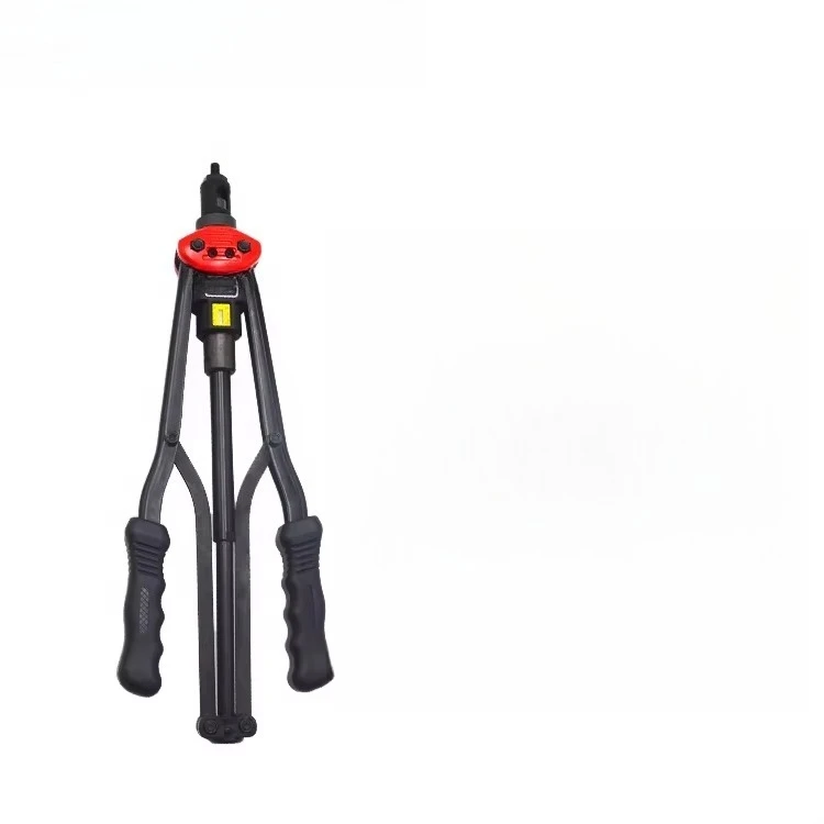 17-Inch Heavy Duty Manual Rivet Nut Gun Set with 7 Spindles M3-M12 | Metal DIY Manual Rivet Kit