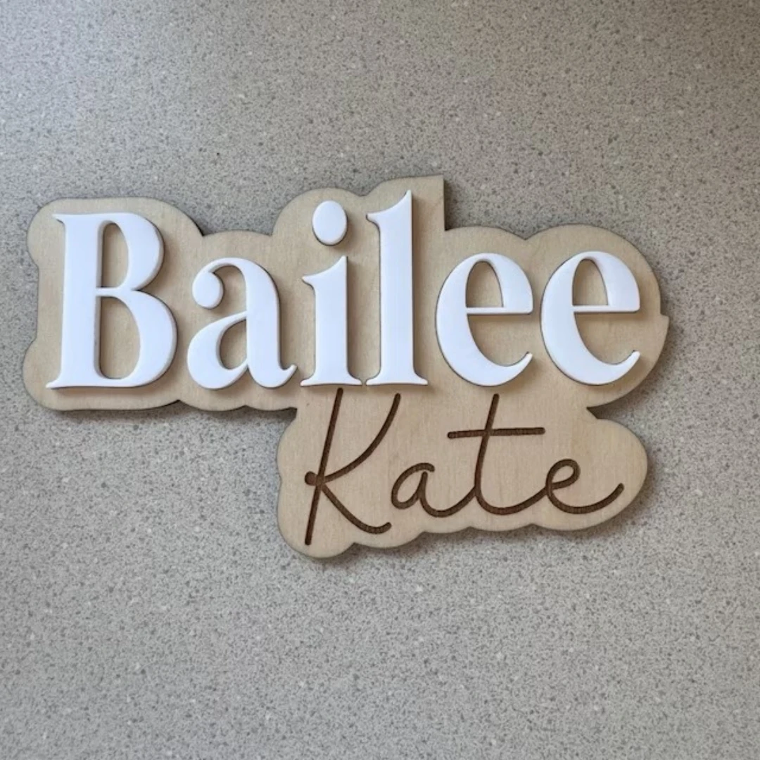 Hospital Name Announcement, Baby shower gift, Hospital plaque, Baby name sign- Name Announcement, Mini Baby Name Sign