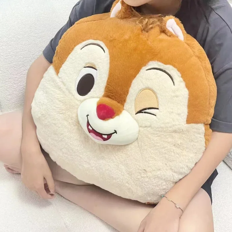 Disney Chip 'n' Dale Cartoon Figure Stuffed Soft Plush Doll Headrest Anime Throw Pillow Blanket Cushion Home Decoration Gift Toy