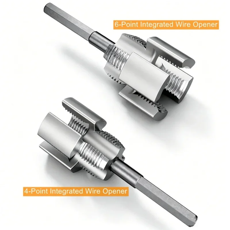 PPR/PVC Water Pipe Thread Opener Hand Tools Internal Thread External Thread Integrated Tapping Tool Thread Drill Bit