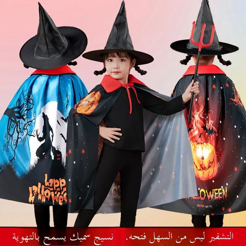 Loween – Robe de spectacle pour enfants, Costume de scène traditionnel chinois avec chapeau, printemps 2025, aucune marque enregistrée