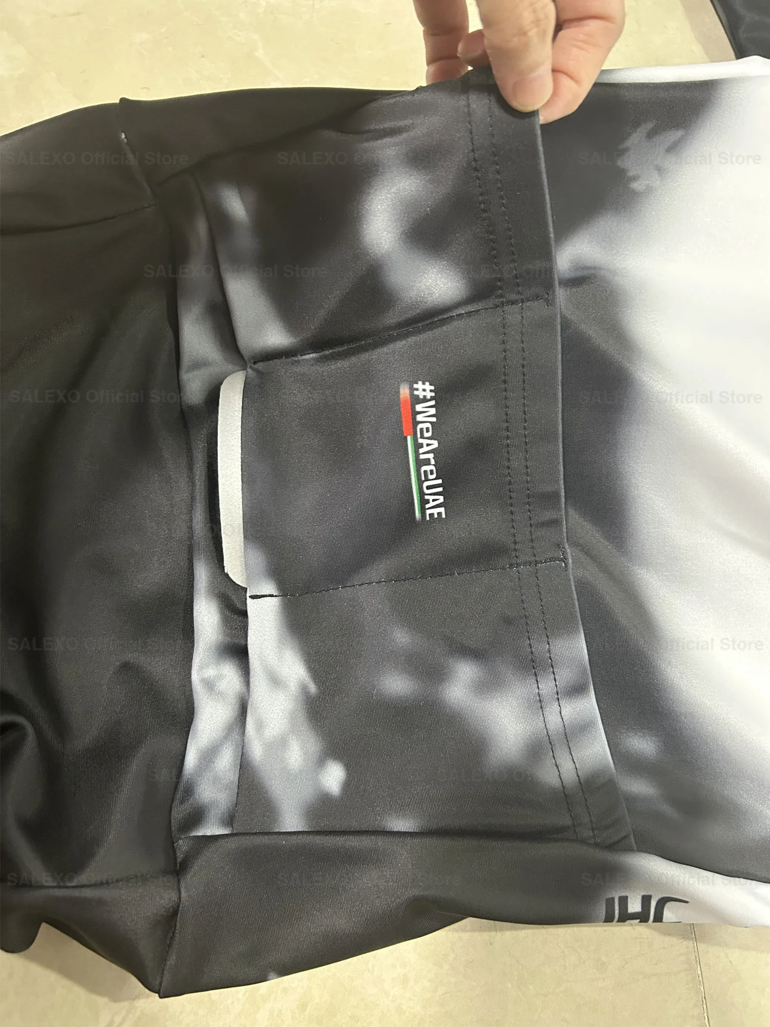 بدلة الترياتلون 2025 فريق الإمارات العربية المتحدة الرجال جديد ارتداءها قصيرة الأكمام الدراجات جيرسي سريعة الجافة بذلة الدراجات دعوى دراجة دراجة الملابس #4