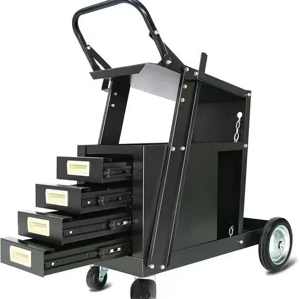Electric welding machine tool cart manual welding argon arc  secondary welding electric multi-layer tool cart