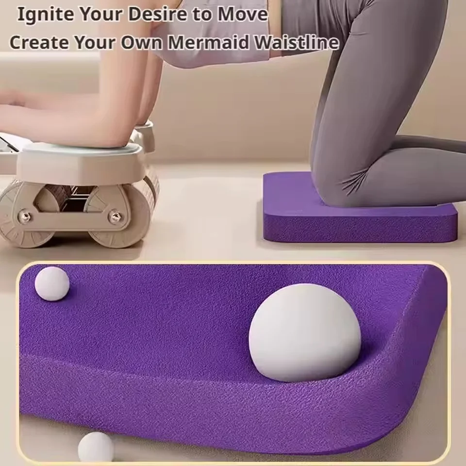 1pc Non‑Slip Foam Balance Pad, Elbow Support Cushion for Yoga Pilates Dumbbell Training, Joint Stability Gym Workout Mat