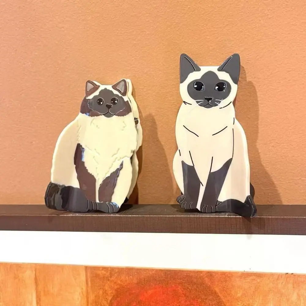 

Креативная заколка-краб для волос в виде акулы, с ацетатом уксусной кислоты, мультяшный дизайн, для девочек