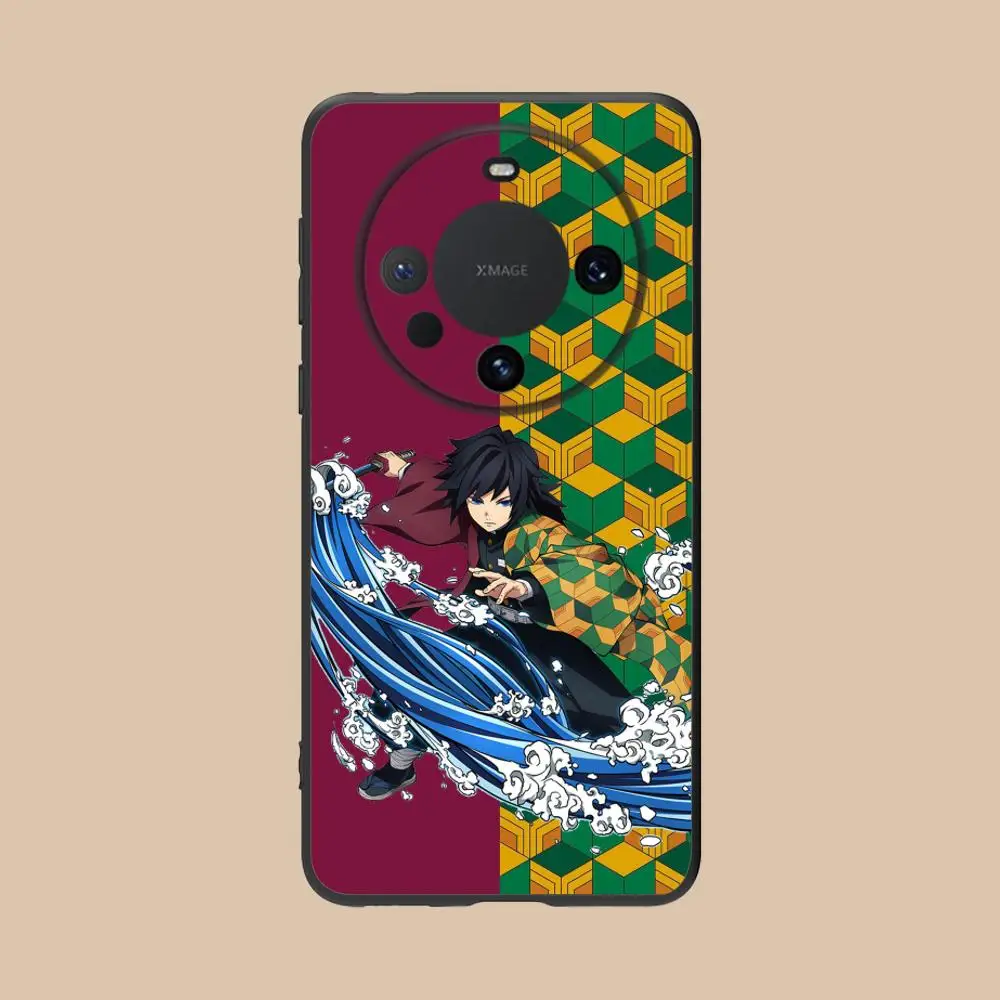 鬼滅の刃 冨岡義勇 スマホケース Huawei Mate 60 50 40 30 20 10 Pro Plus Lite E 5G対応 カラフル 保護カバー おしゃれ 高級感