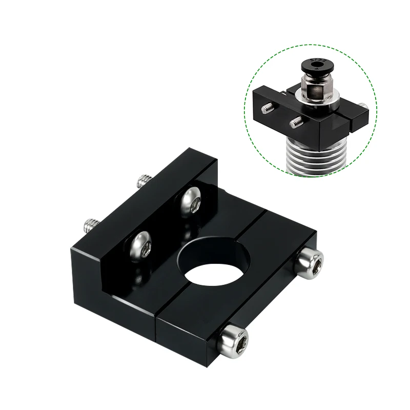 

High Quality 3d Printer Accessories E3d V6 Extrusion Head Radiator Volcano Fixed Block Compatible with Ender3/CR10
