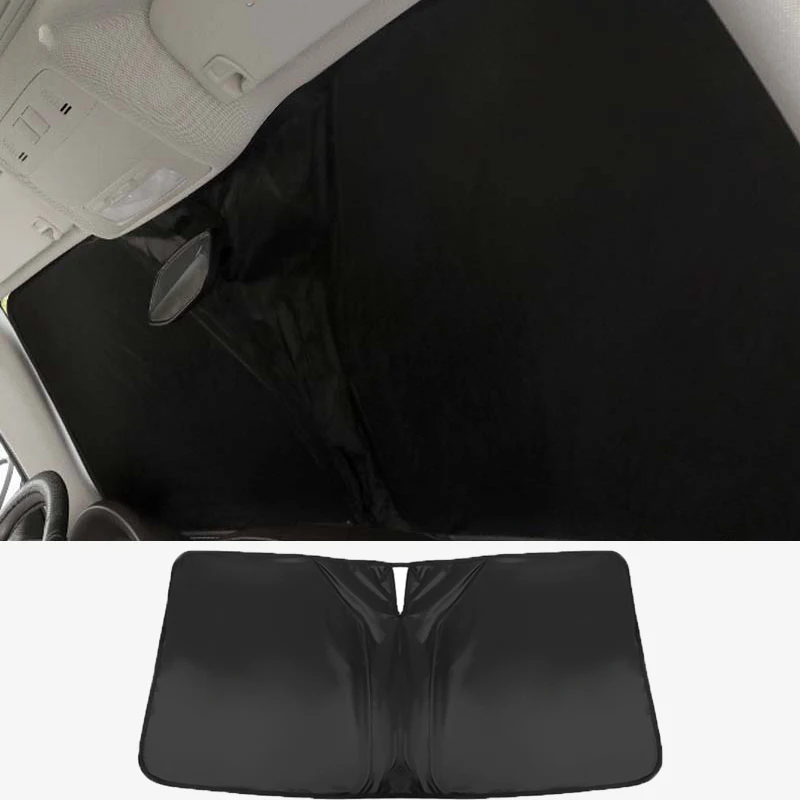 

New Windshield Sun Shade Cover Car Parasol Front Window Sunshade Foldable Car Curtain UV Reflective Summer Cooling Accessories