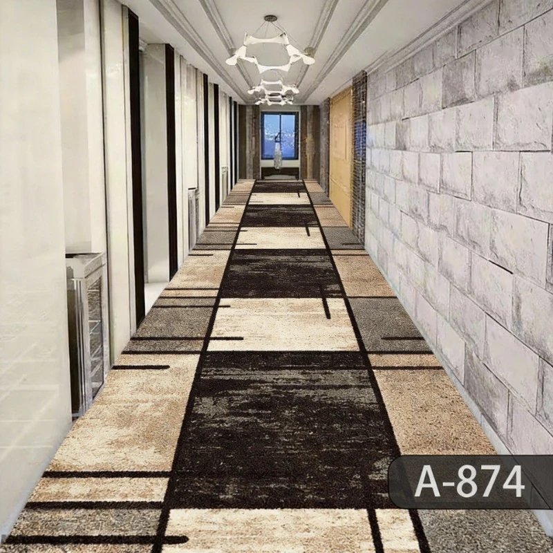 Luxury Corridor Hallway Long Rugs Home Decoration Carpet for Living Room Hotel Aisle Runner Rug Kitchen Anti-slip Floor Mat