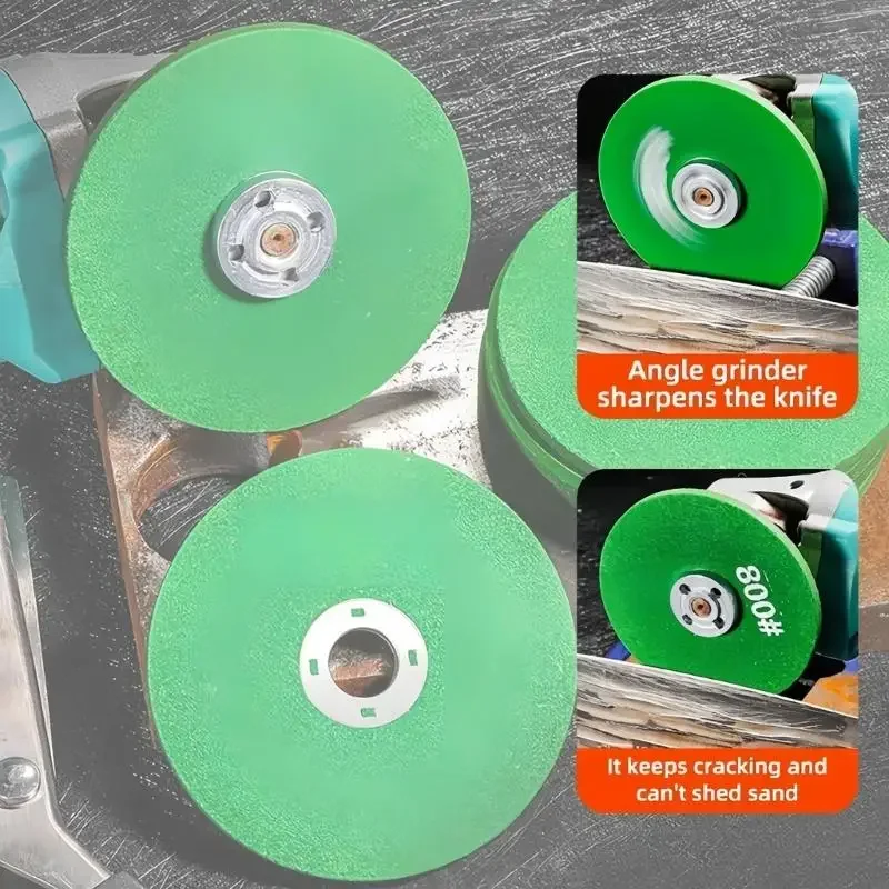 100mm樹脂研削ディスク800/1000グリット炭素が石/金属用に補強されています（標準4 "の電動工具に適合）