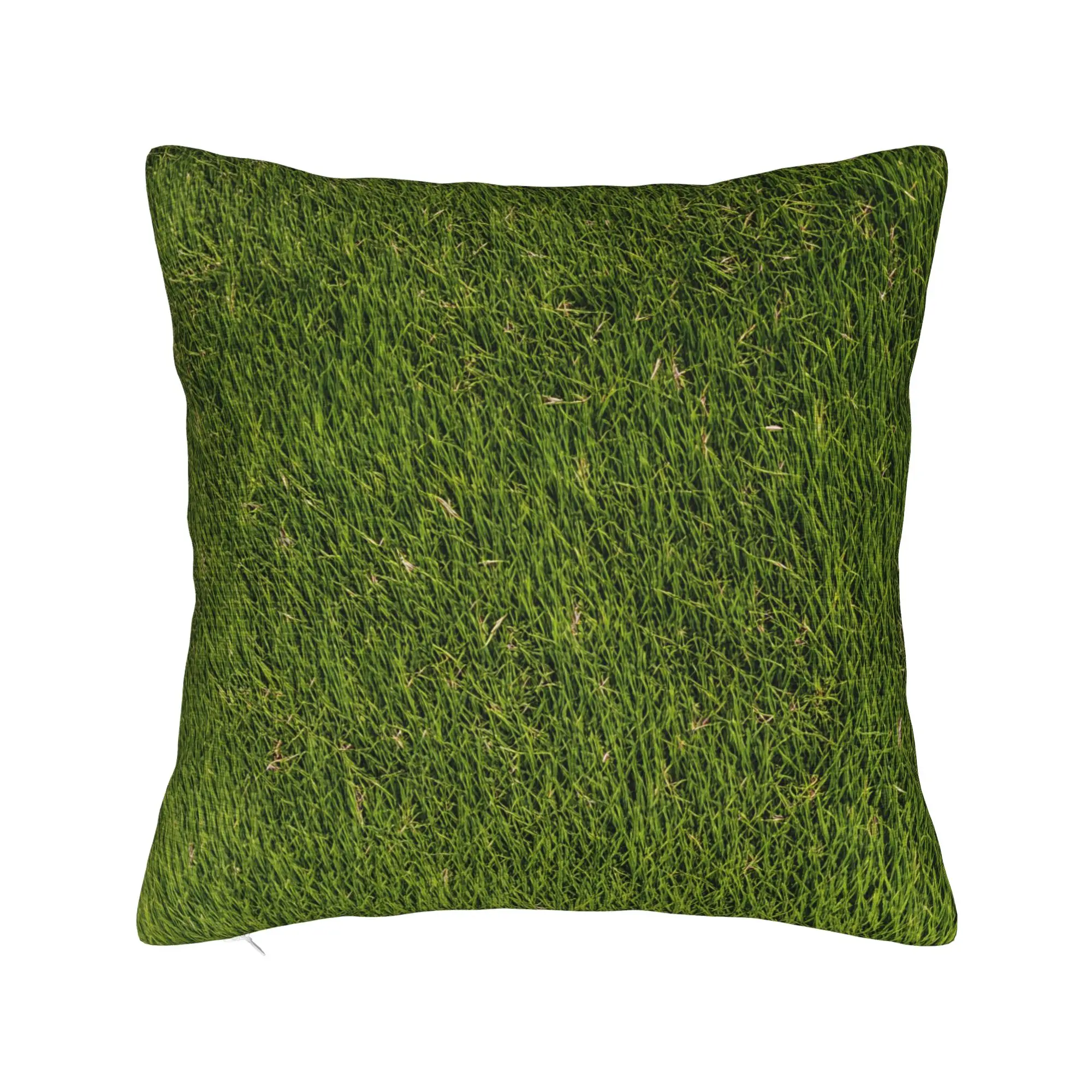 Grass Battlemat Grassland Land Greenery Pillow Cover  Vintage Pillow Case For Living Room Chair Comfy Pillowcases Gift