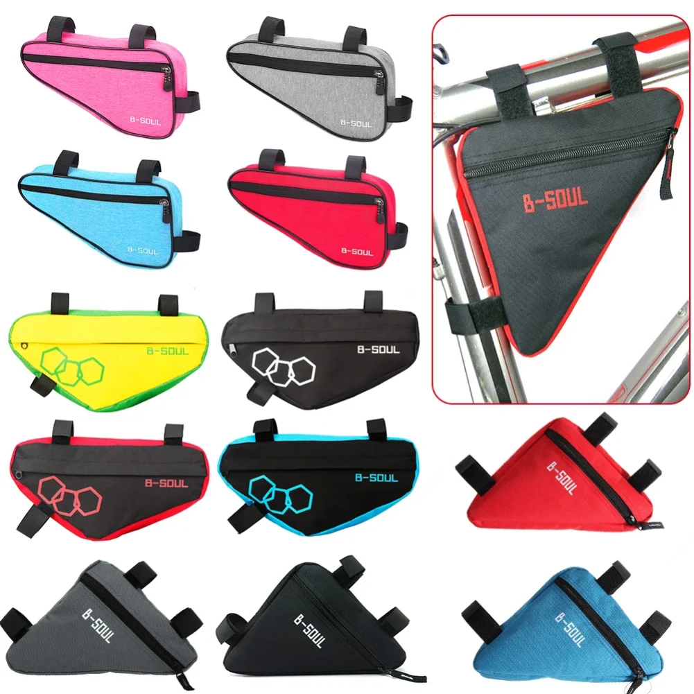 

Waterproof Triangle Bicycle Bags Cycling MTB Accessories Front Tube Frame Bag Mountain Bike Pouch Frame Holder Saddle Packs