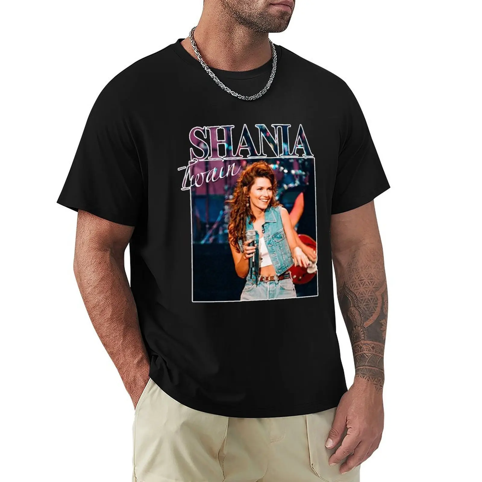 

Shania Twan T-Shirt blacks plain mens graphic t-shirts pack