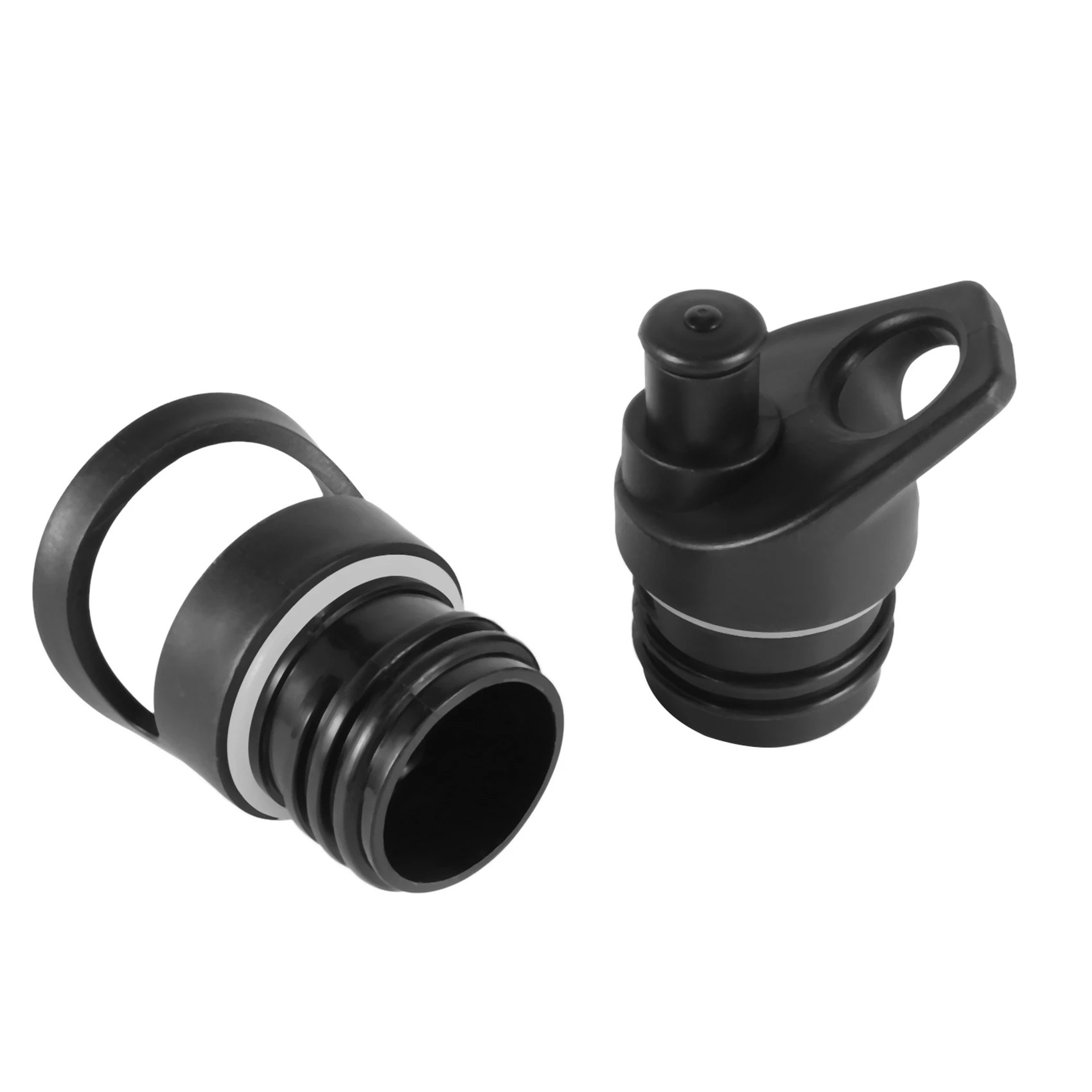 B06C-2X غطاء من القش لزجاجة المياه الرياضية، 12 أونصة، 18 أونصة، 21 أونصة، غطاء من القش المقاوم للتسرب سعة 24 أونصة، غطاء قلاب، 8 قش، 8 فرش تنظيف