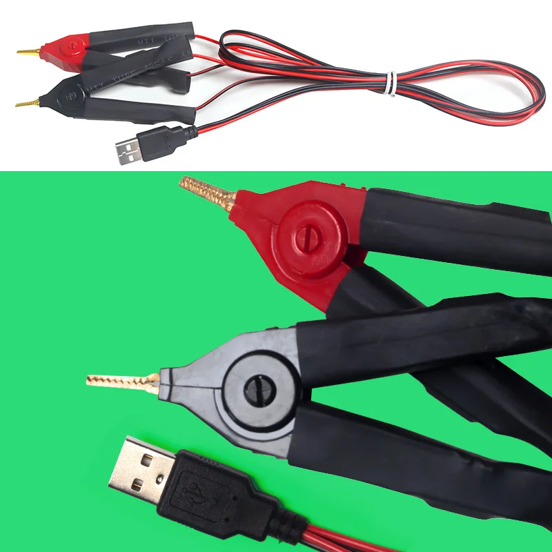 Imagem -05 - Quatro Fios de Resistência Interna Reforçada Tester Probe Pen Strenthened Teste Probe Pin Kelvin Clip Pen Yr1035 Use a Bateria