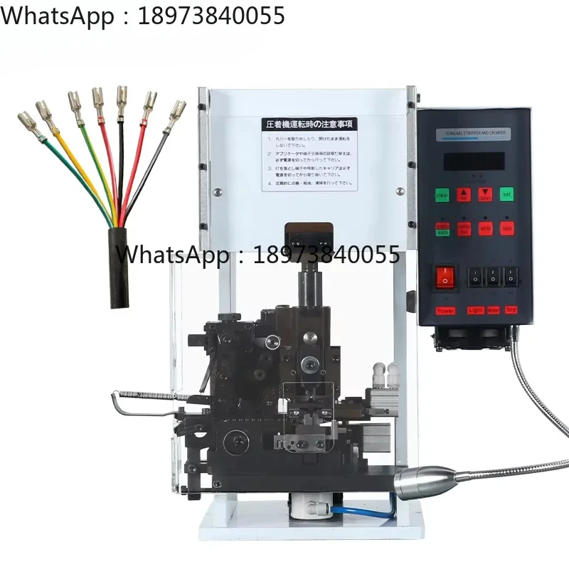2025 EW-50A Semi-auto Wire Stripping Crimping Machine 1.3T-3T  Terminal Press Machine JST Molex Terminal Crimping Machine