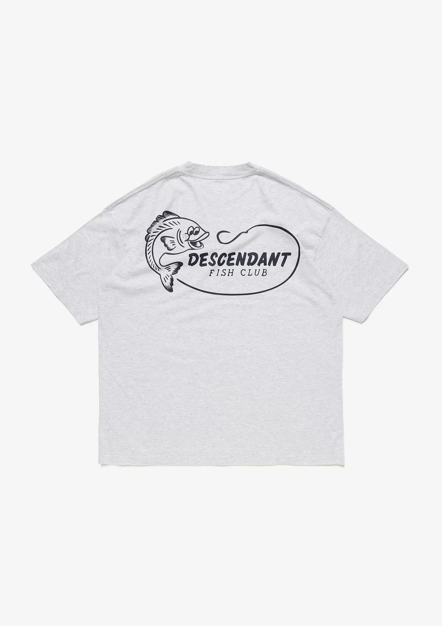 DESCENDANT 26SS Men's Heavyweight Printed T-Shirt Japanese Streetwear  Fit Solid Color Short Sleeve Crew Neck Casual Couple Tee