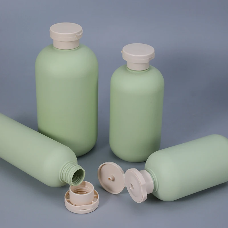 1PC 200ML~500ML Plastic Shampoo Shower Gel Foaming Soap Dispensers Refillable Bottles Flip Cover/Pump Lotion Bottles