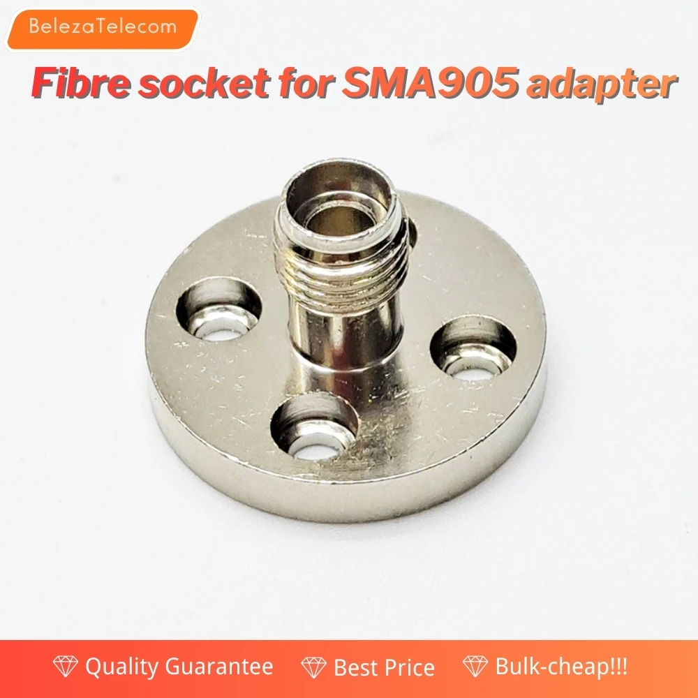 

Волоконно-оптический разъем SMA, круглое металлическое оптоволоконное гнездо для SMA905, основание кронштейна для соединителя Ftth