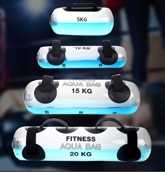 

Portable PVC Aqua Water Power Fitness Bags for Strength Training Multiple Sizes Available
